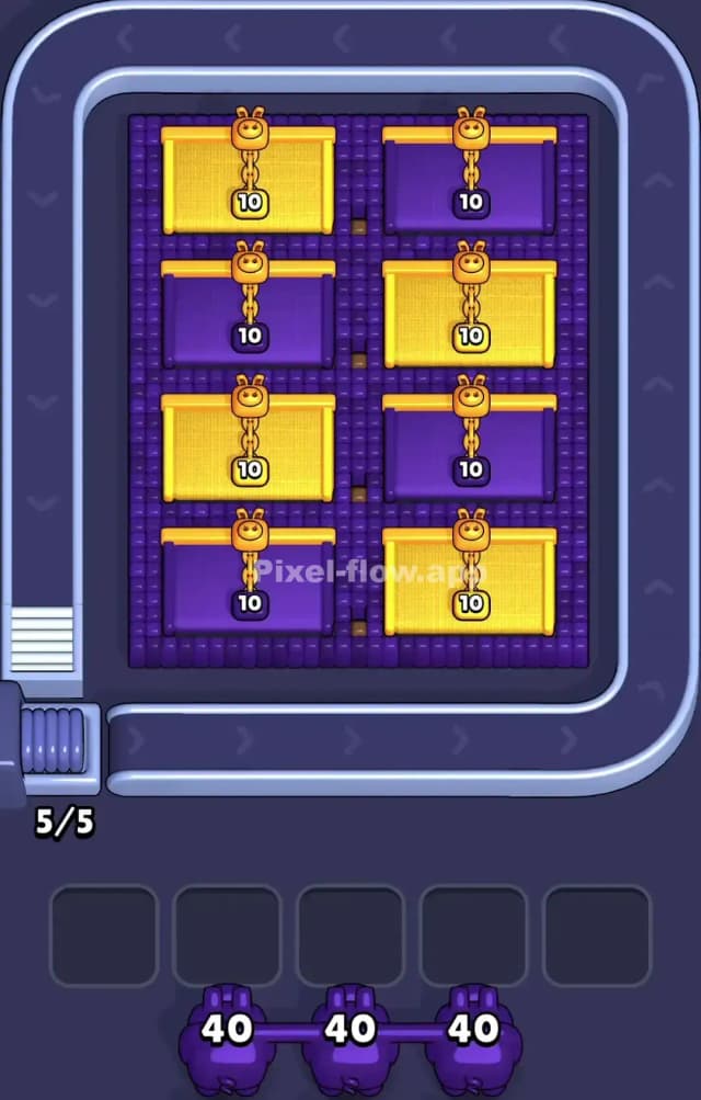 Pixel Flow Level 961 Gameplay