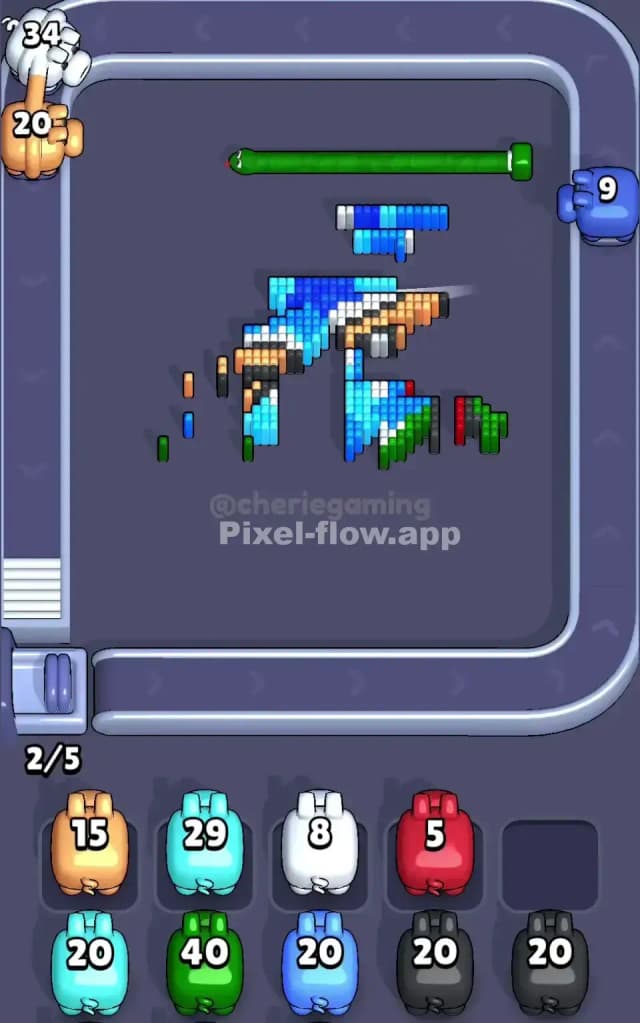 Pixel Flow Level 693 Solution 3