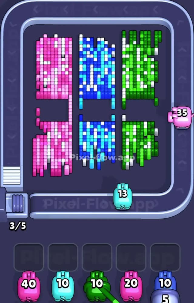 Pixel Flow Level 1014 Solution 1