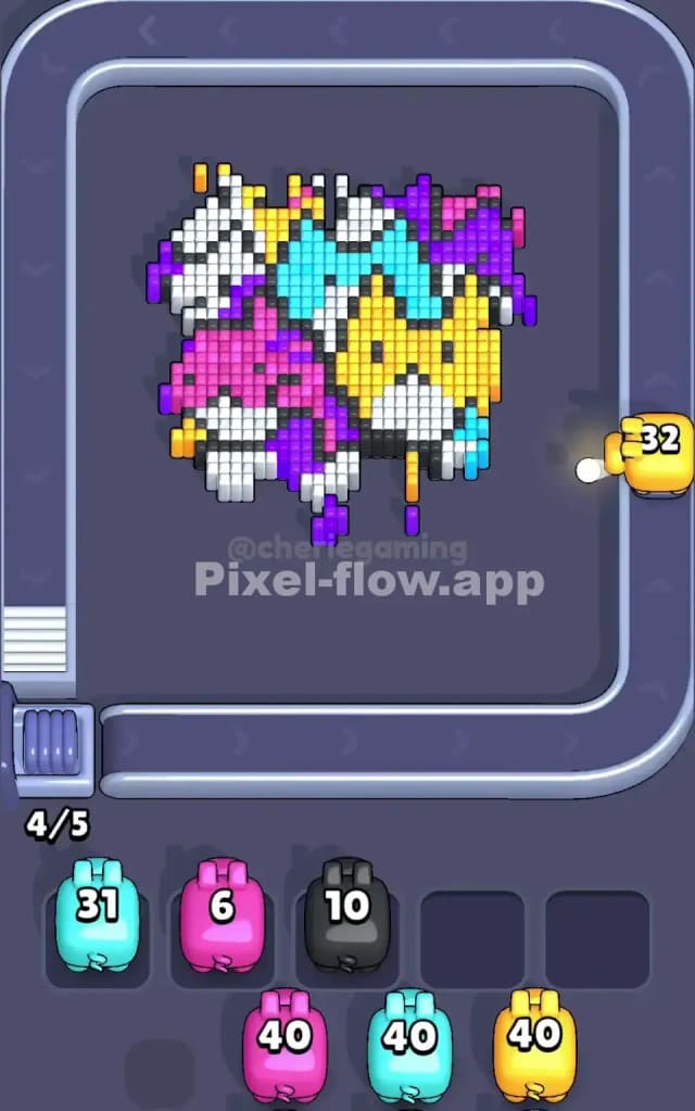 Pixel Flow Level 52 Solution 2