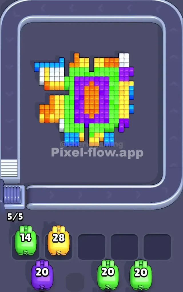 Pixel Flow Level 81 Solution 2