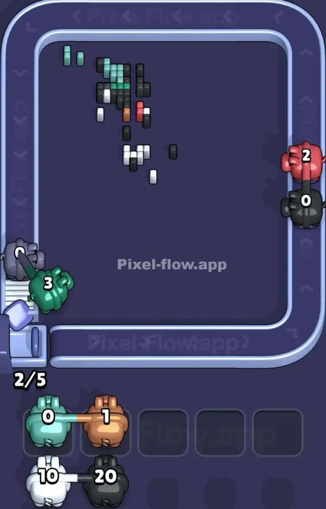 Pixel Flow Level 1498 Solution 3