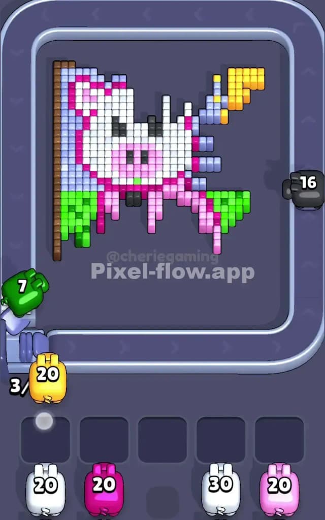 Pixel Flow Level 207 Solution 2