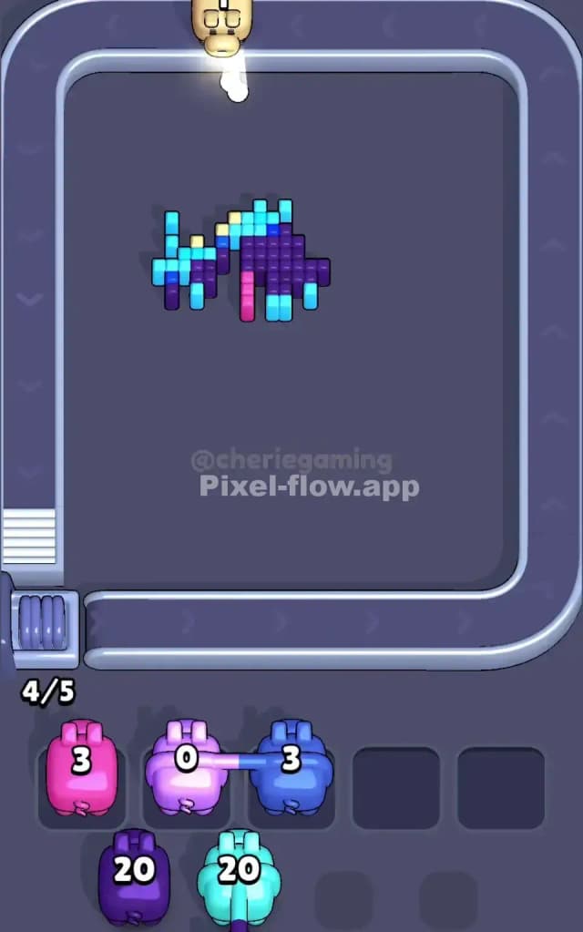 Pixel Flow Level 307 Solution 3