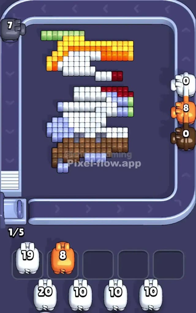 Pixel Flow Level 781 Solution 2