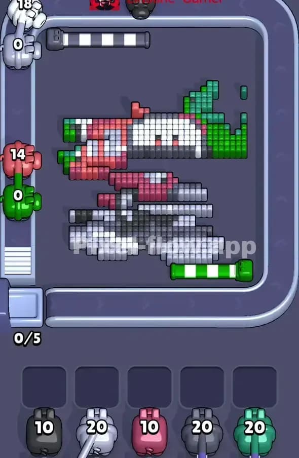 Pixel Flow Level 344 Solution 2