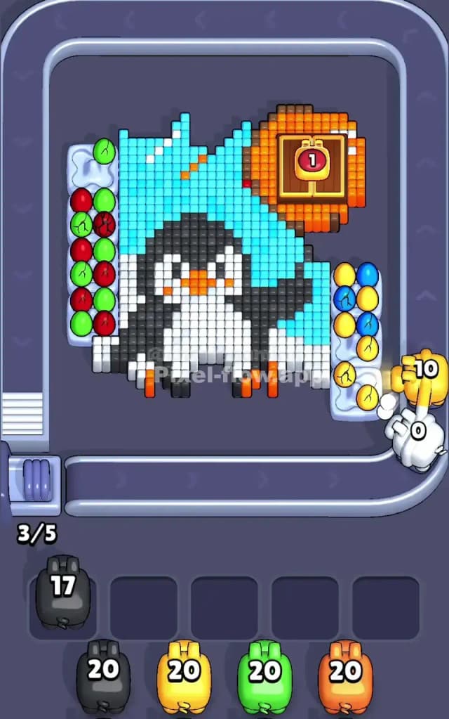 Pixel Flow Level 557 Solution 1