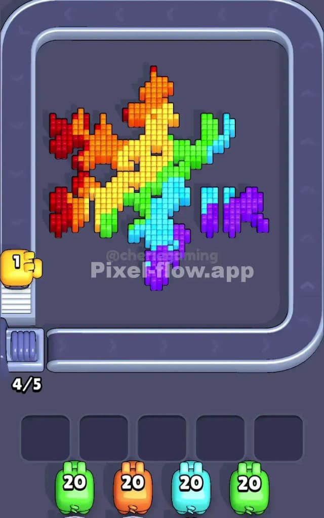 Pixel Flow Level 170 Solution 1