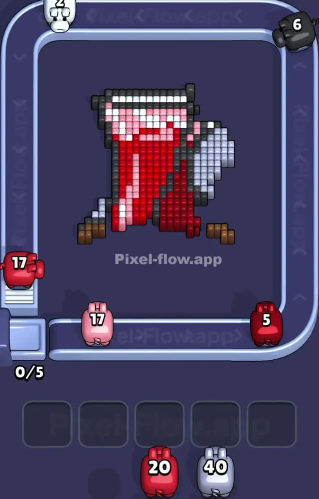 Pixel Flow Level 1241 Solution 1