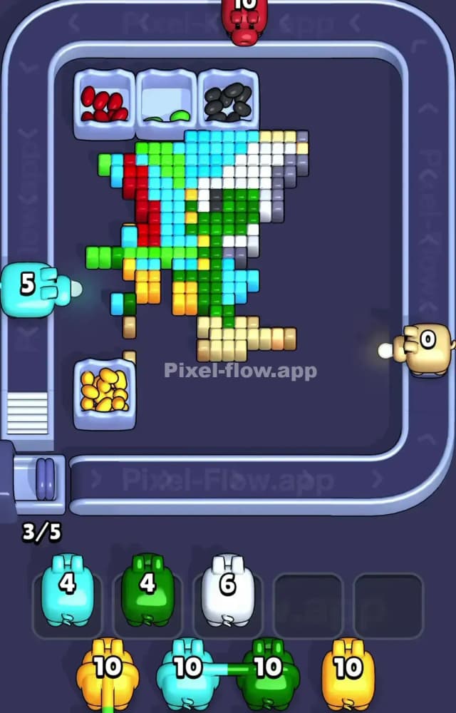 Pixel Flow Level 1334 Solution 1