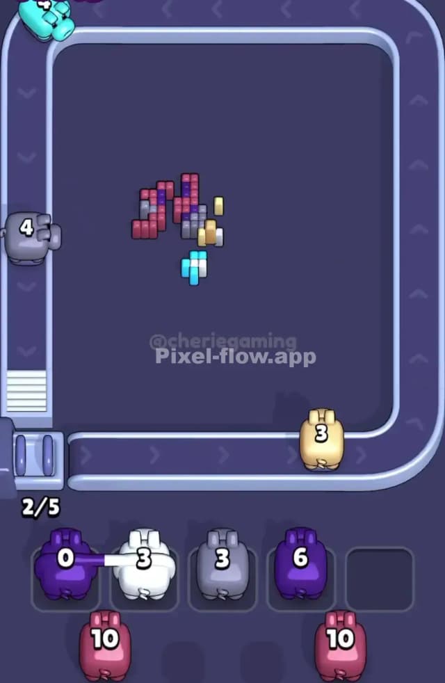 Pixel Flow Level 1658 Solution 3
