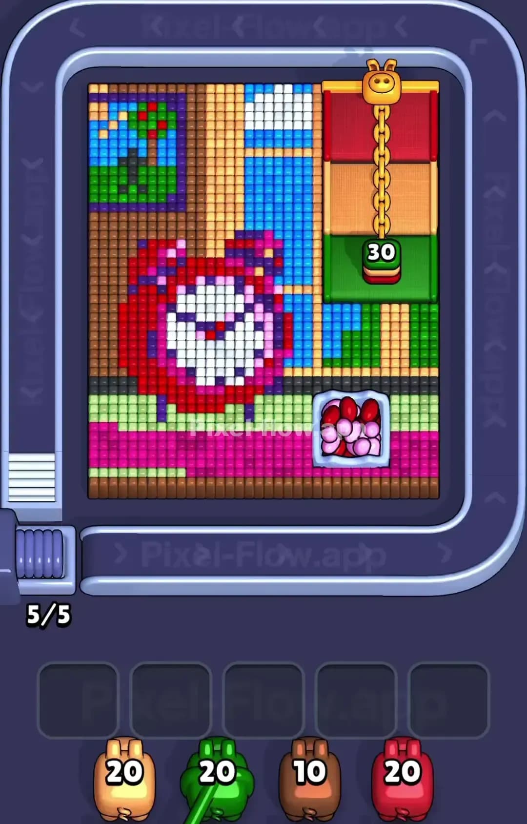 Pixel Flow Level 1596 Screenshot