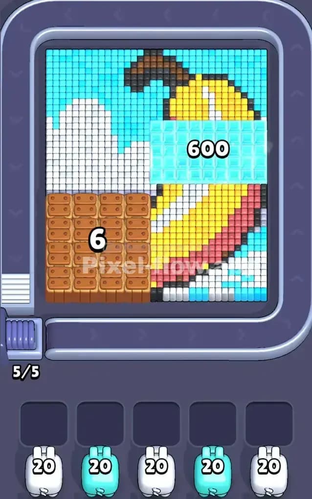 Pixel Flow Level 257 Gameplay