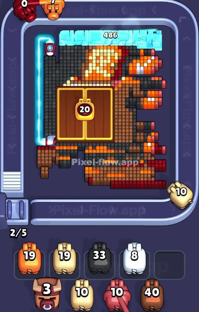 Pixel Flow Level 1325 Solution 1