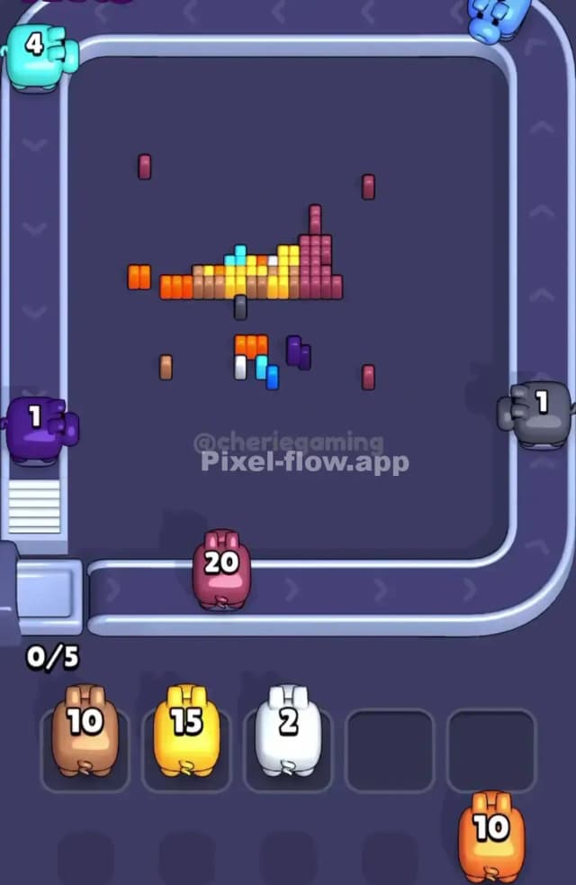 Pixel Flow Level 1614 Solution 3