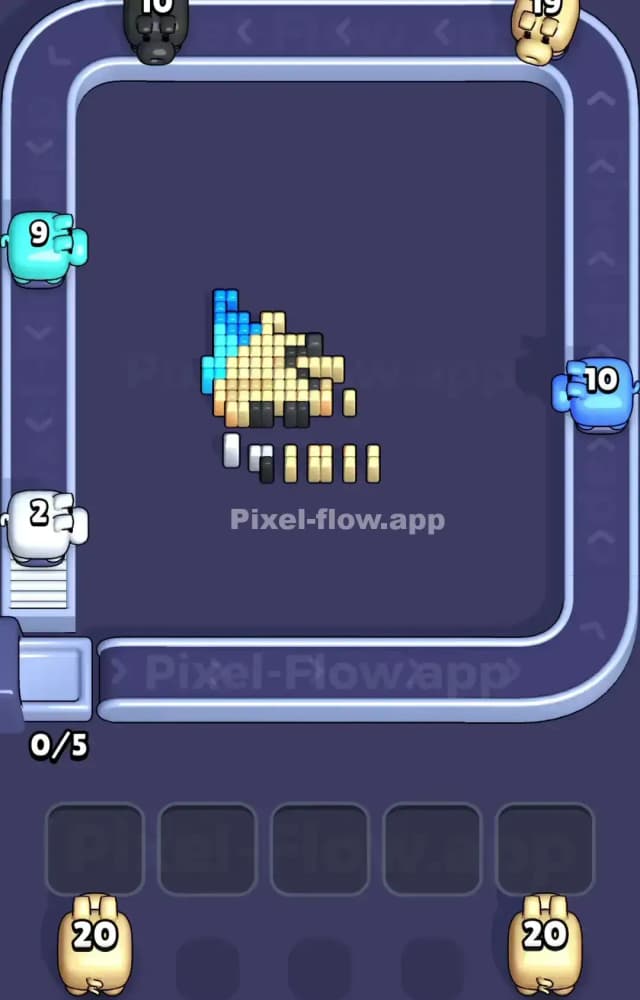 Pixel Flow Level 1072 Solution 3