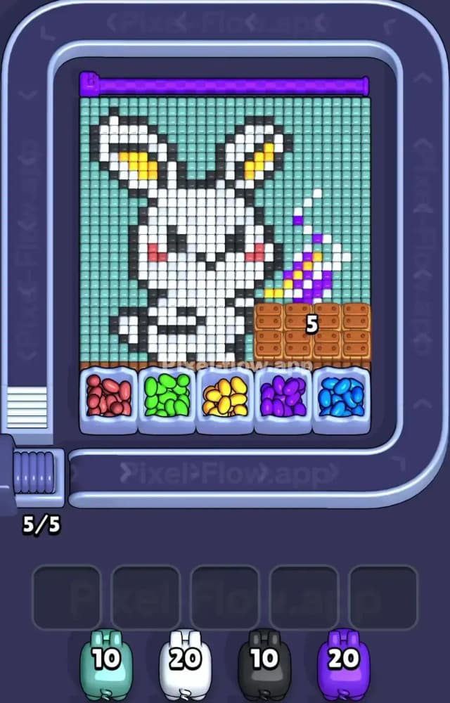 Pixel Flow Level 1345 Gameplay