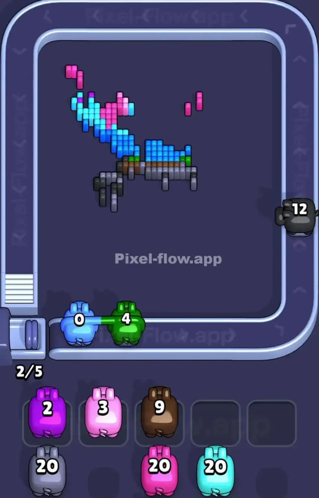 Pixel Flow Level 1373 Solution 3
