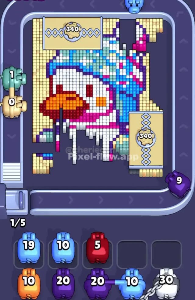 Pixel Flow Level 1605 Solution 1