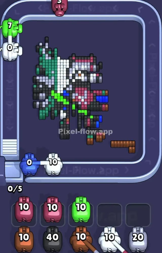 Pixel Flow Level 1349 Solution 2