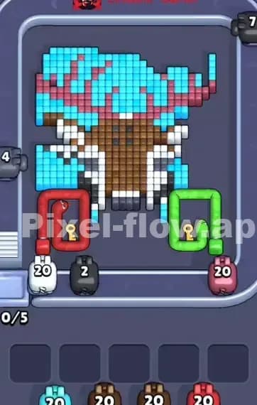 Pixel Flow Level 341 Solution 1