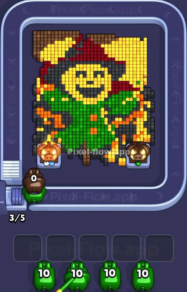 Pixel Flow Level 1236 Solution 1