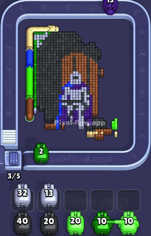 Pixel Flow Level 1166 Solution 2