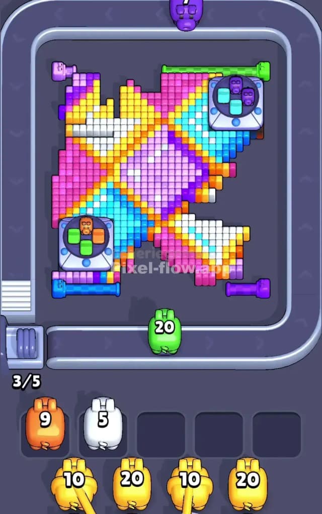 Pixel Flow Level 746 Solution 1
