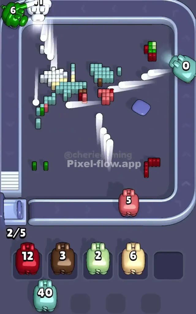 Pixel Flow Level 567 Solution 3