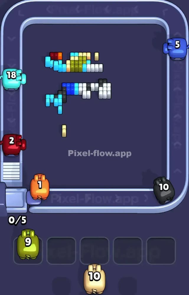 Pixel Flow Level 1342 Solution 3