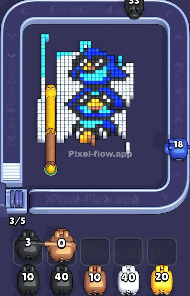 Pixel Flow Level 1231 Solution 1