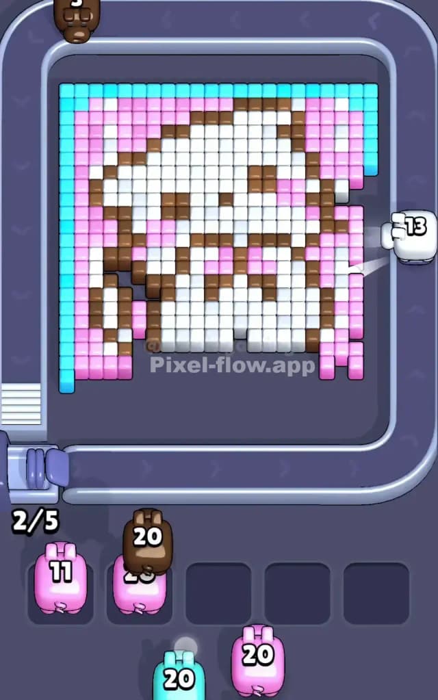 Pixel Flow Level 350 Solution 2