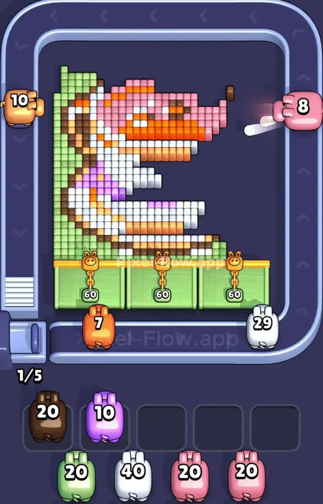 Pixel Flow Level 981 Solution 1