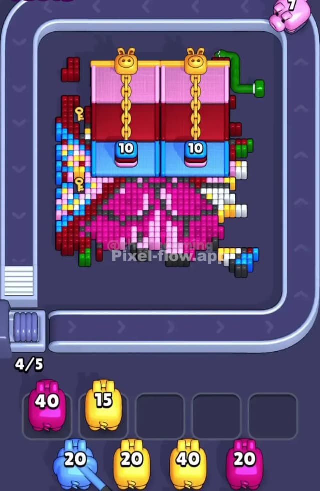 Pixel Flow Level 1616 Solution 1