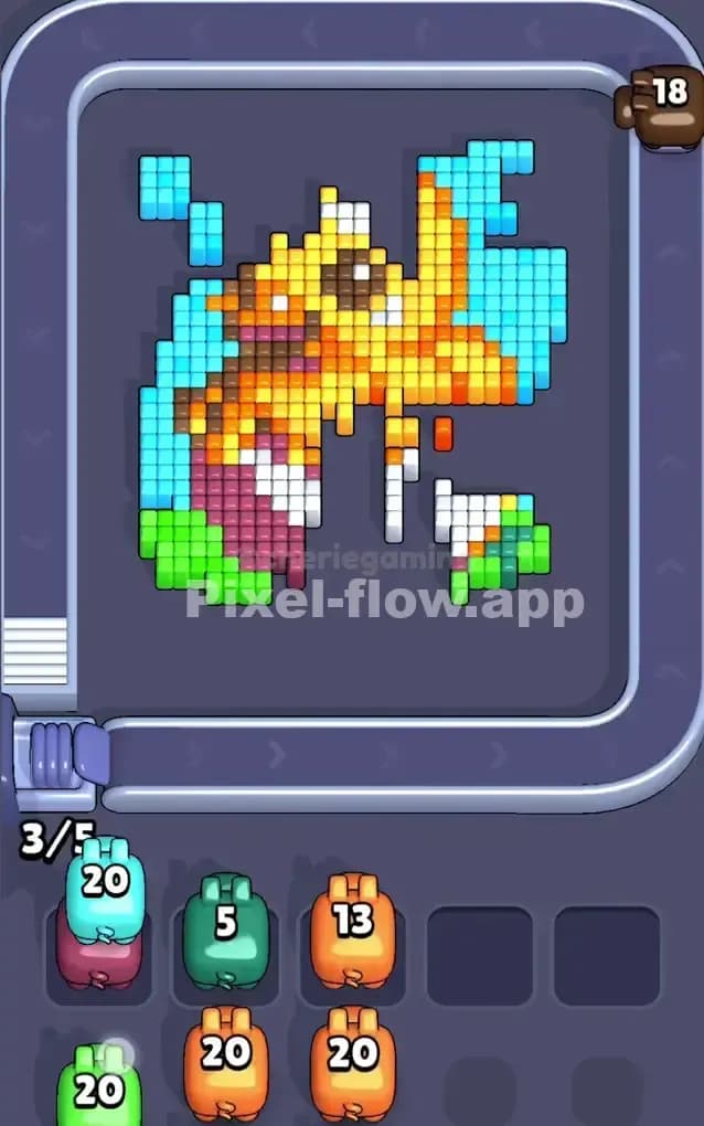 Pixel Flow Level 268 Solution 2