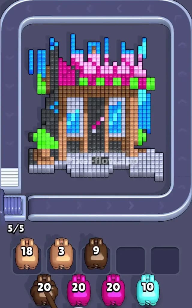 Pixel Flow Level 571 Solution 1