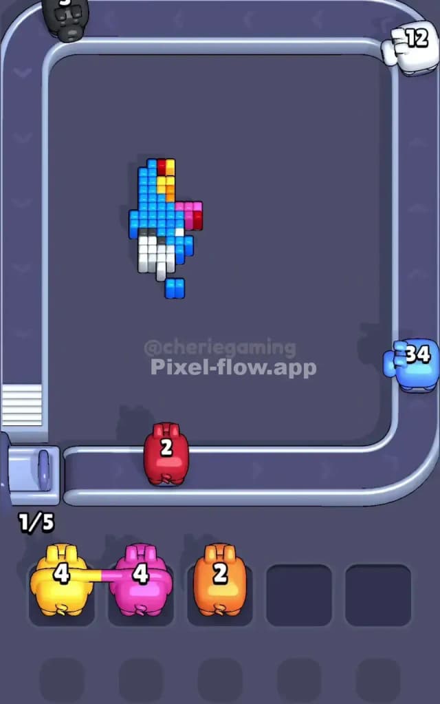 Pixel Flow Level 380 Solution 3