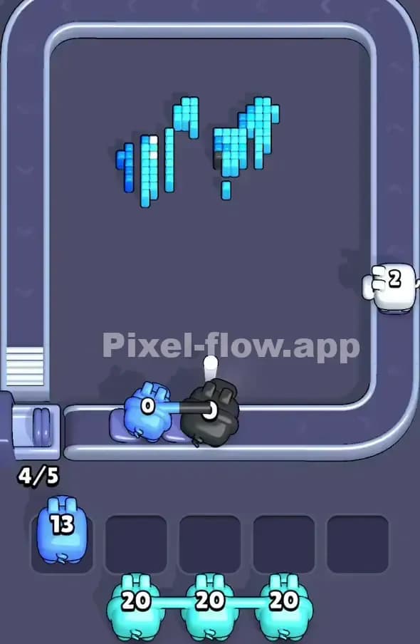 Pixel Flow Level 391 Solution 3