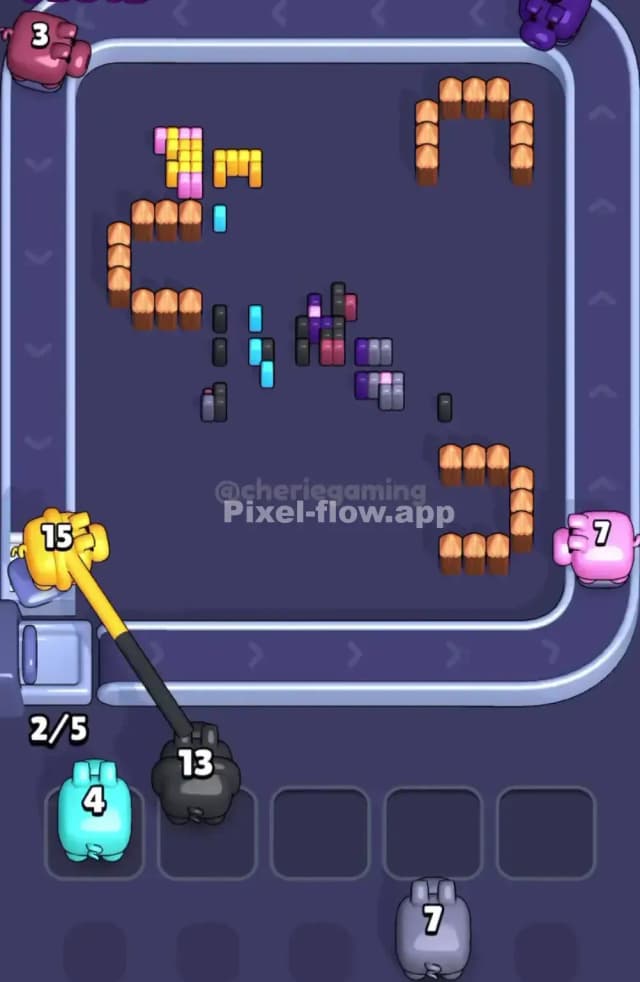Pixel Flow Level 1712 Solution 3