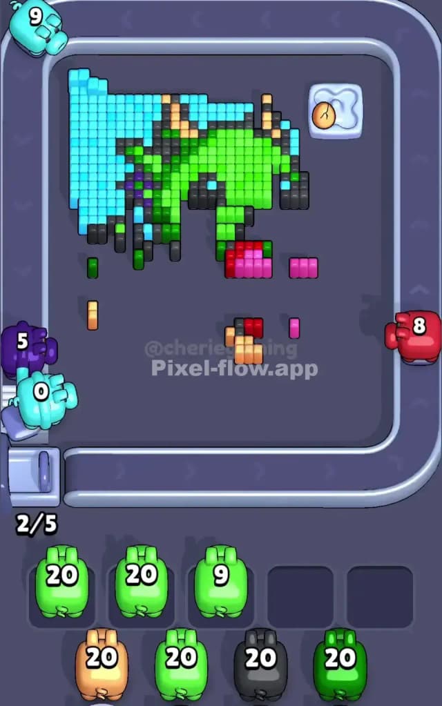 Pixel Flow Level 763 Solution 3