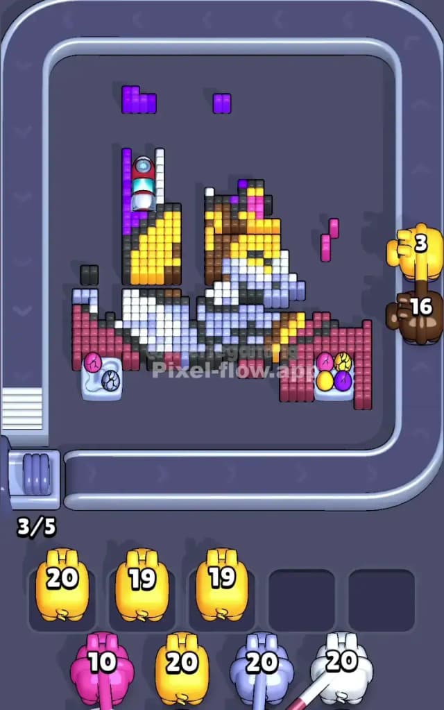 Pixel Flow Level 574 Solution 2