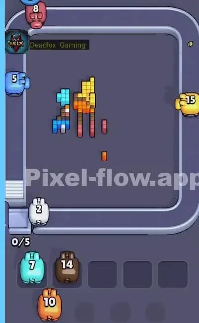 Pixel Flow Level 490 Solution 3