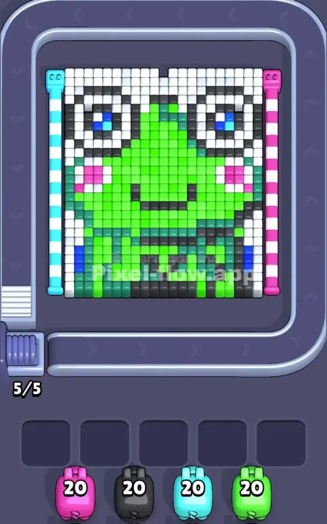 Pixel Flow Level 58 Gameplay