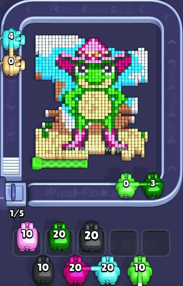 Pixel Flow Level 1317 Solution 1