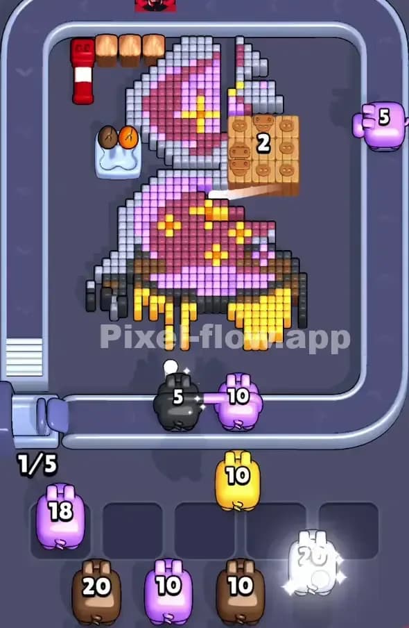 Pixel Flow Level 331 Solution 2