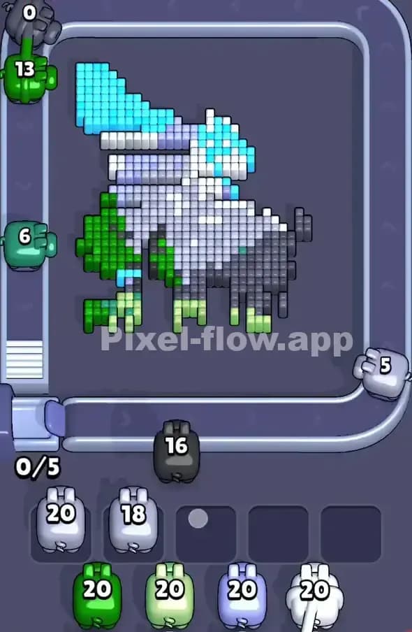 Pixel Flow Level 415 Solution 2