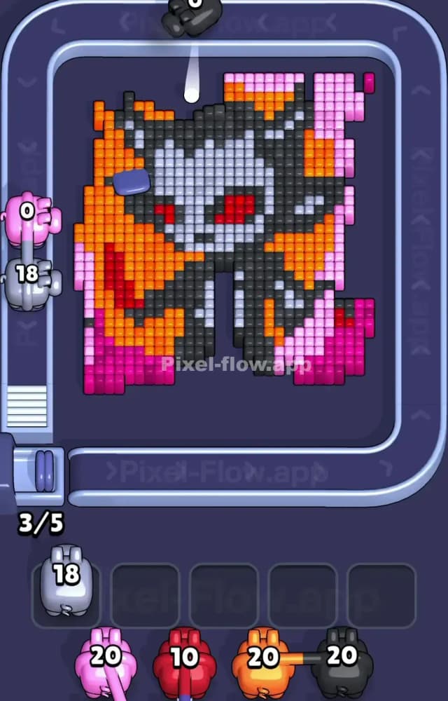 Pixel Flow Level 1489 Solution 1