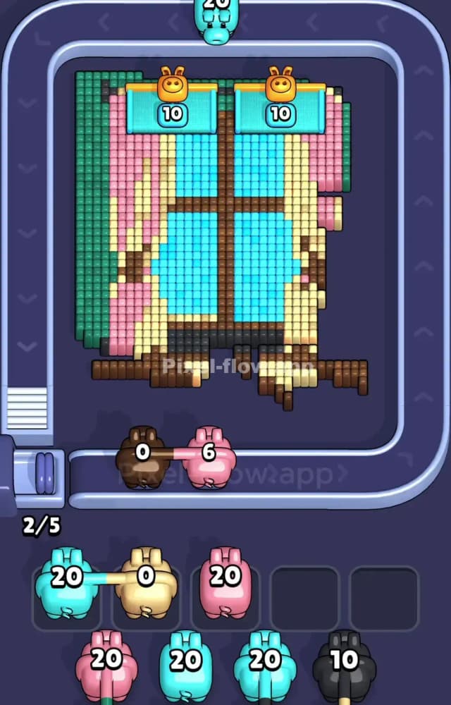 Pixel Flow Level 969 Solution 1