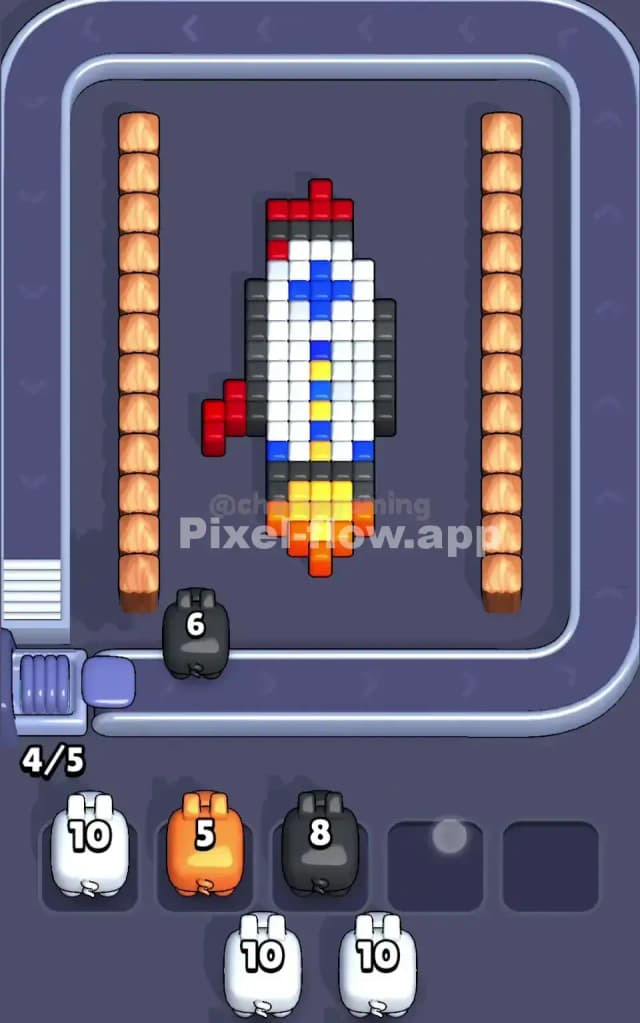 Pixel Flow Level 120 Solution 1