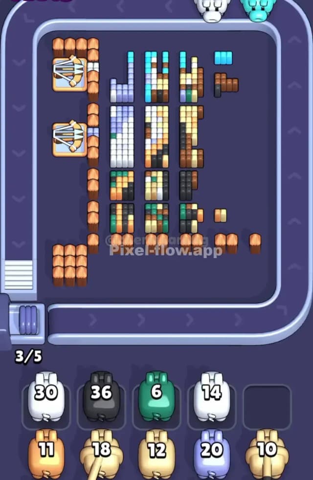 Pixel Flow Level 1719 Solution 2